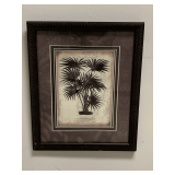 PALM OF THE TROPICS FRAMED/MATTED WALL ART PRINT 15 X 18
