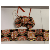 VINTAGE JAPANESE KIMONO BROCADE OBI SASH & BOW