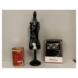 SMALL FABRIC MANNEQUIN DRESS FORM 14" TALL & NEW STYLE & CO LADIES WALLET