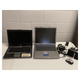 2 DELL LAPTOPS, PAIR SMALL JBL SPEAKERS & MOUSE (UNSURE OF WORKING CONDITION)