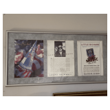 LITTLE RICHARD FRAMED/MATTED MEMORABILIA 30X15