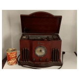 EMERSON ELECTRIC CD/CLOCK PLAYER 12" LONG X 9" DEEP X 8 1/2" TALL