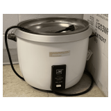 EXTRA LARGE RESTAURANT SIZE ELECTRIC RICE COOKER 14" ROUND X 11" TALL