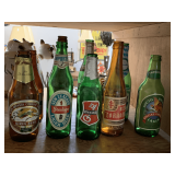 9 COLLECTIBLE BEER BOTTLES