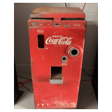 COCA-COLA CAVALIER C 27 VENDING MACHINE (DOES NOT WORK) 18" WIDE X 41" TALL X 22" DEEP