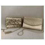 2 LADIES EVENING PURSES - BY SHA & PLACE
