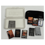 8 PLAYAWAY AUDIO BOOKS W/ CASE