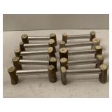 10 RUSTIC LOOK DRAWER PULLS OR COULD BE USED FOR KNIFE RESTS