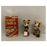 WALT DISNEY MICKEY MOUSE COWBOY SHAKERS 4" TALL