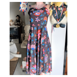 HANDMADE COTTON SUNDRESS SIZE 10/12 (MANNEQUIN NOT INCLUDED)