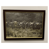 FRAMED PHOTOS ZEBRAS 18X13