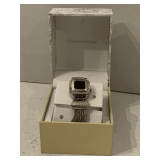 NEW CHARTER CLUB SILVERTONE BRACELET WATCH IN ORIGINAL BOX