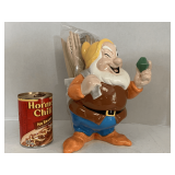 VINTAGE DISNEY "DOC" CERAMIC TEA POT BY TREASURE CRAFT 9 1/2" TALL X 11" WIDE