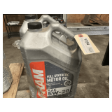 2 1.25 GALLON JUGS OF FRAM SAE 5W-20 FULL SYNTHETIC MOTOR OIL