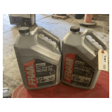 2 1.25 GALLON JUGS OF FRAM SAE 5W-30 FULL SYNTHETIC MOTOR OIL
