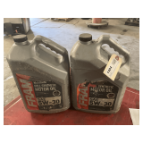 2 1.25 GALLON JUGS OF FRAM SAE 5W-30 FULL SYNTHETIC MOTOR OIL