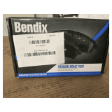 BENDIX FRONT BRAKE PADS SET PART # SBC1595, FITS MULTIPLE HYUNDAI AND KIA VEHICLES PRIMARILY FROM THE 2011 THROUGH 2018 MODEL YEARS