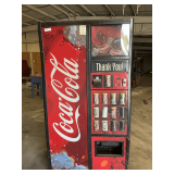 COKE MACHINE, WORKING CONDITION UNKNOWN, COULD BE MADE INTO A GUN SAFE