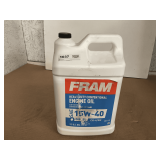 2.5 GALLONS OF FRAM SAE 15W-40 HEAVY DUTY CONVENTIONAL MOTOR OIL