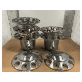 10 LUG COMMERCIAL VEHICLE WHEEL COVERS, SOME CAPS MAY BE MISSING