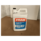 2.5 GALLONS OF FRAM SAE 15W-40 HEAVY DUTY CONVENTIONAL MOTOR OIL