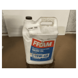 2.5 GALLONS OF FRAM SAE 15W-40 HEAVY DUTY CONVENTIONAL ENGINE OIL FOR DIESEL ENGINES