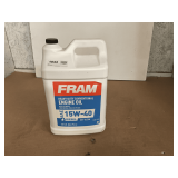 2.5 GALLONS OF FRAM SAE 15W-40 HEAVY DUTY CONVENTIONAL MOTOR OIL