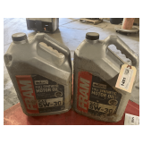 2 1.25 GALLON JUGS OF FRAM SAE 5W-30 FULL SYNTHETIC MOTOR OIL
