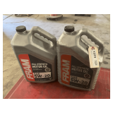 2 1.25 GALLON JUGS OF FRAM SAE 5W-20 FULL SYNTHETIC MOTOR OIL
