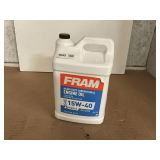 2.5 GALLONS OF FRAM SAE 15W-40 HEAVY DUTY CONVENTIONAL MOTOR OIL