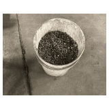5 GALLON BUCKET 3/4 FULL OF NAILS/SCREWS