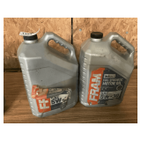 2 1.25 GALLON JUGS OF FRAM SAE 5W-30 FULL SYNTHETIC MOTOR OIL