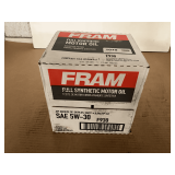 1 CASE/6QUARTS OF FRAM SAE 5W-30 FULL SYNTHETIC MOTOR OIL