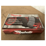 RAYBESTOS FRONT BRAKE PAD SET PART # MGD2094CH, FITS 2018–2023 HYUNDAI KONA, 2018–2020 HYUNDAI ELANTRA GT, 2019–2024 KIA FORTE, 2020–2022 KIA FORTE FIVE, KIA SALTOS 2021–2022 AND 2014–2019