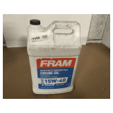 2.5 GALLONS OF FRAM SAE 15W-40 HEAVY DUTY CONVENTIONAL ENGINE OIL FOR DIESEL ENGINES