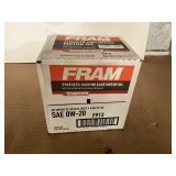 1 CASE/6 QUARTS OF FRAM SAE 0W-20 SYNTHETIC HIGH MILEAGE MOTOR OIL