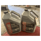 2 1.25 GALLON JUGS OF FRAM SAE 5W-30 FULL SYNTHETIC MOTOR OIL