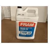2.5 GALLONS OF FRAM SAE 15W-40 HEAVY DUTY CONVENTIONAL MOTOR OIL