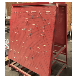ROLLING PEGBOARD TOOL RACK