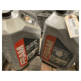 2 1.25 GALLON JUGS OF FRAM SAE 5W-20 FULL SYNTHETIC MOTOR OIL
