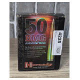 HORNADY 750 GR. A-MAX .50 BMG AMMUNITION IN FACTORY SEALED BOX