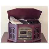THOMAS PACCONI MODEL TPC-MSE-800 PHONOGRAPH WITH AM/FM RADIO, CASSETTE & CD PLAYER