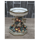 FITZ AND FLOYD PORCELAIN CANDLESTICK