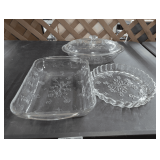 VINTAGE GLASS BAKEWARE