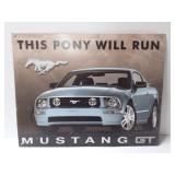Ford Mustang GT Metal Sign