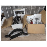 LATE MODEL CHALLENGER HIGH PERFORMANCE PARTS INCLUDING PER4MANCE DEVELOPMENT DIFFERENTIAL BRACE AND OTHER CHASSIS STIFFENING BRACES, HARDWARE, SRT CENTER HUBS, AND MORE