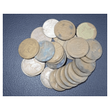 VARIOUS VINTAGE COINS - MOSTLY WHEAT PENNIES