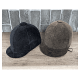 VINTAGE EQUESTRIAN RIDING HELMETS