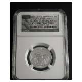 2016-S SILVER SHAWNEE QUARTER SILVER PROOF, PF70 ULTRA CAMEO