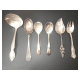 VINTAGE SILVERPLATE SERVING SPOONS